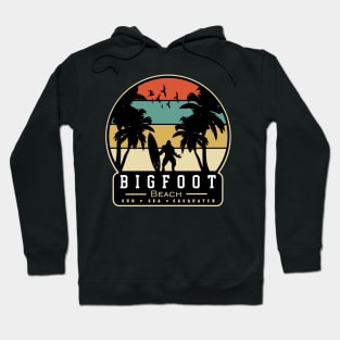 Bigfoot Beach - Sand, Sun, Sasquatch Hoodie